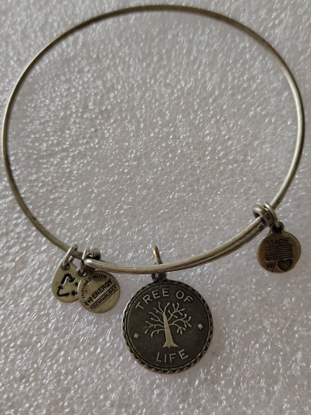 Alex and Ani + Energy Tree of Life Charm Bangle 437